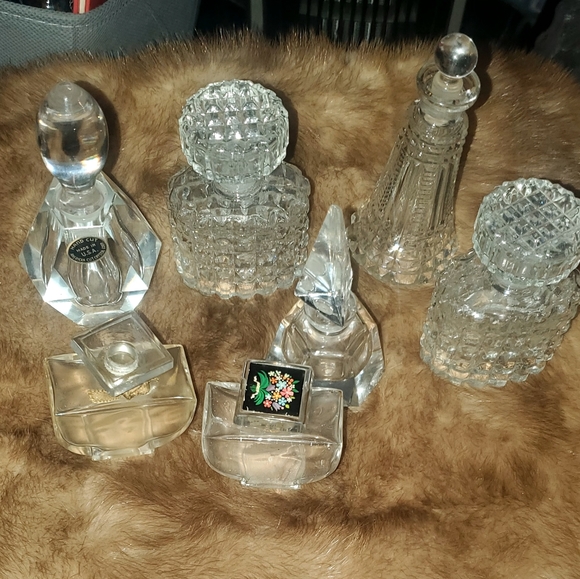 France Other - Vintage Crystal perfume bottles Empty France USA